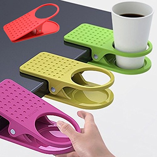 Bluelover Tisch Schreibtisch Cup Halter Clip Getränk Kaffee Halter Clip Bluelover Tisch Schreibtisch Cup Halter Clip Getränk Kaffee Halter Clip von Honfitat