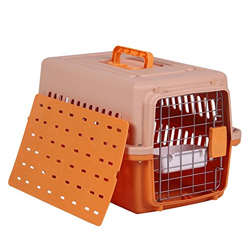 Pet air box katze und hund katze käfig große tragbare transport air box out of the box air box , orange , s:58 x 36 x 36cm von HongXJ