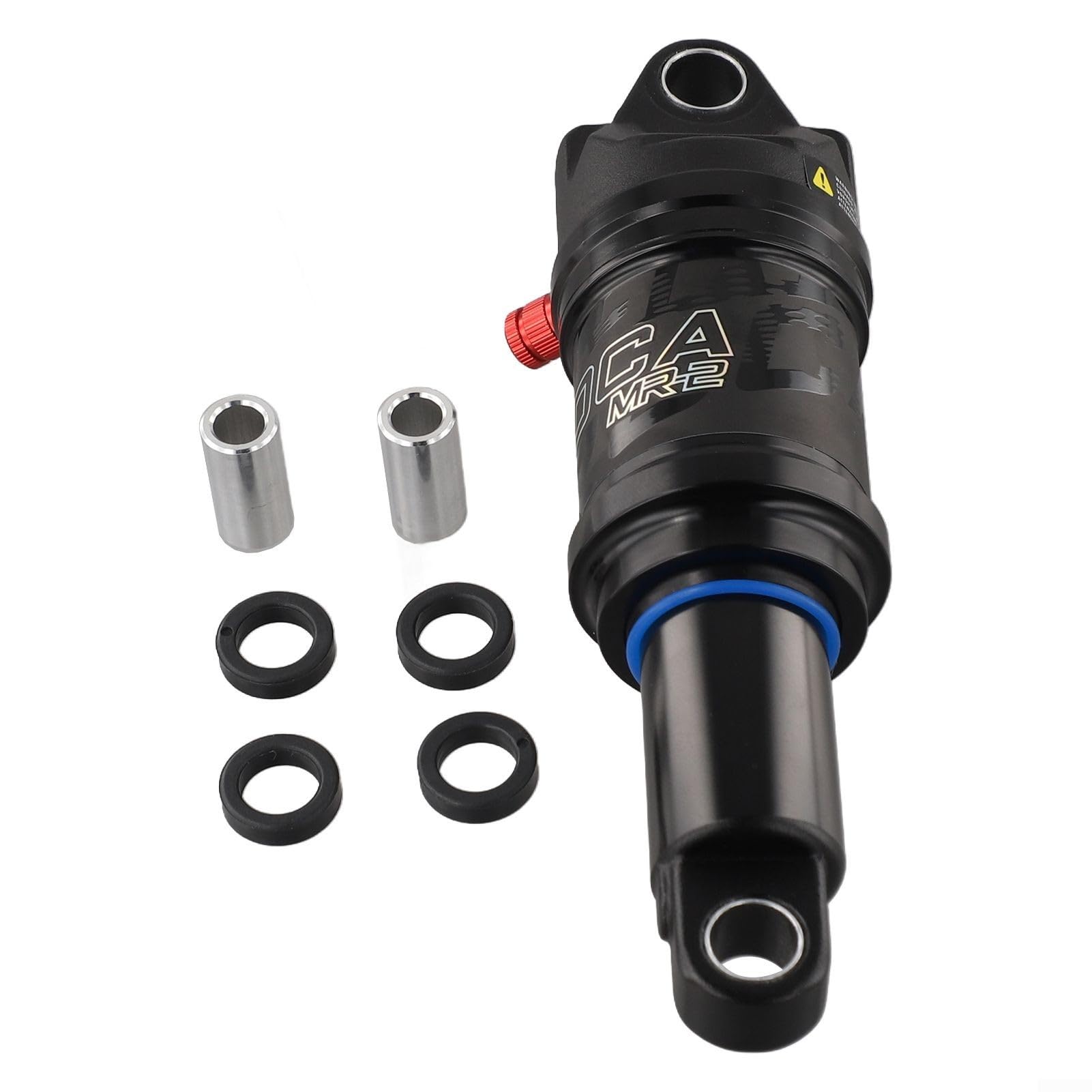 Honseadek Hinterer Stoßdämpfer aus Aluminiumlegierung, mit Rückprallsperre, einstellbarer Luftdruck, für Mountainbikes (190 mm x 50 mm) von Honseadek