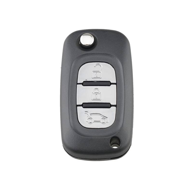 HooRLZ Renault Schlüsselgehäuse – 3 Tasten Clio, Master Key Fob Ersatz für Renault Clio, Vivaro, Master, Traffic, Kangoo, Megane, Laguna, Modus von HooRLZ