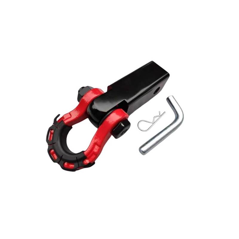 18000 lbs 2 Zoll Schäkel Anhängerkupplung Empfänger Abschleppen Anhänger 3/4" D-Ring Schäkel w/Anhängerkupplung Pin Abschleppen Kit(Style 2) von Hookurity