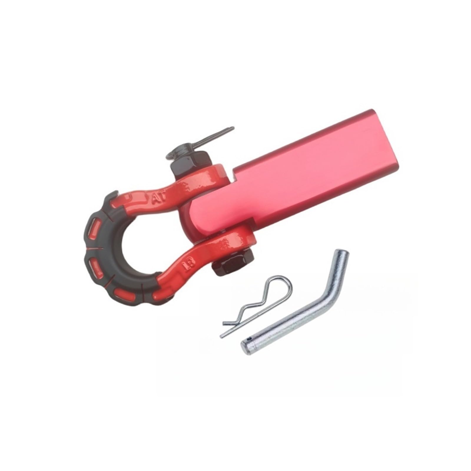 18000 lbs 2 Zoll Schäkel Anhängerkupplung Empfänger Abschleppen Anhänger 3/4" D-Ring Schäkel w/Anhängerkupplung Pin Abschleppen Kit(Style 6) von Hookurity