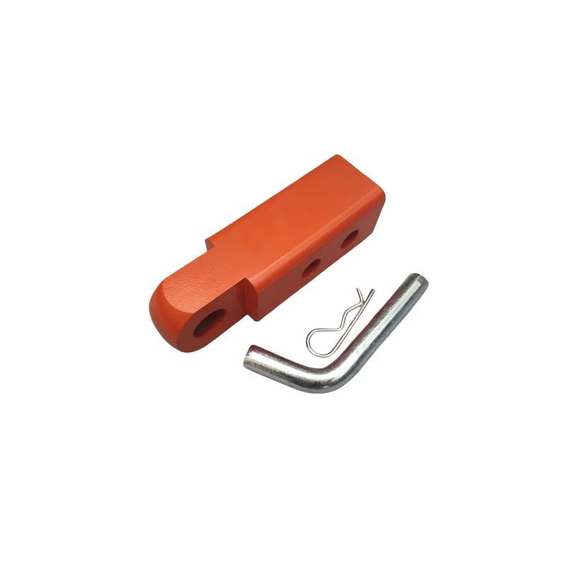 18000 lbs 2 Zoll Schäkel Anhängerkupplung Empfänger Anhängerkupplung Anhängerhaken Anhängerkupplung mit Zwei Löchern Pitch-Reihe einstellen(Orange) von Hookurity