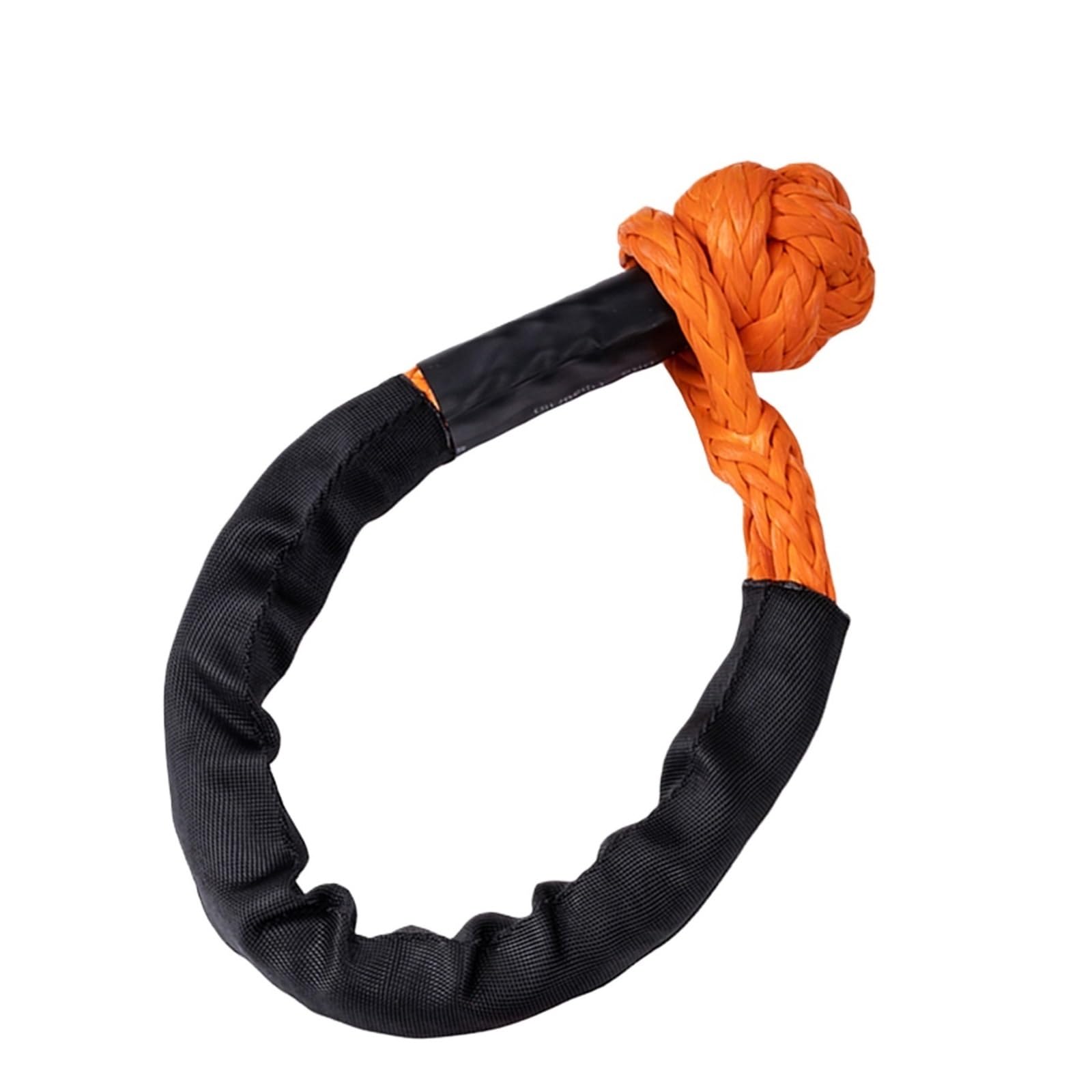 Synthetisches Windenseil Soft Shackle 12mmx60cm (1 Stück) – 40000 lbs. Max. Stärke Soft Shackle Bergeseil mit Hülsen(12mmx60cm orange) von Hookurity