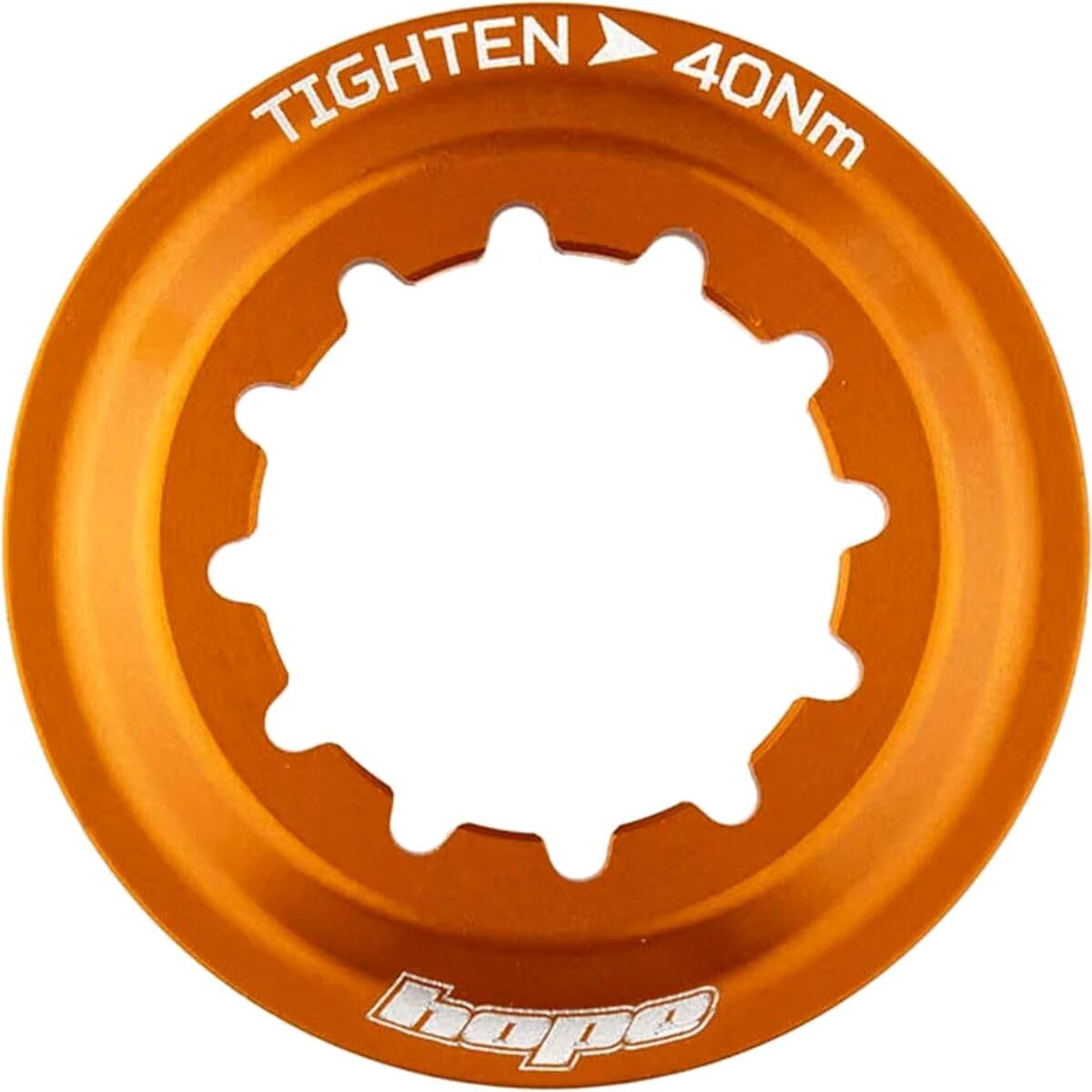 Hope Centre Lock Disc Brake Rotor Lockring - Orange von Hope