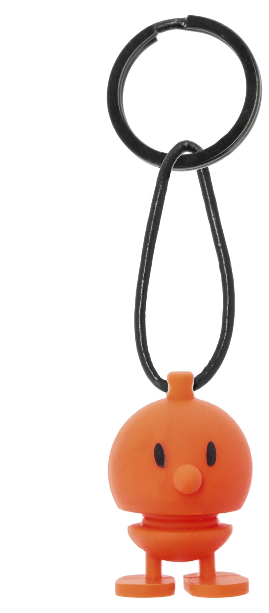 Hoptimist Schlüsselanhänger, Schlüsselring mit Bumble Silikon, Tolles Geschenk für Frauen, Männer und Kinder, Höhe 3 cm, Orange von Hoptimist