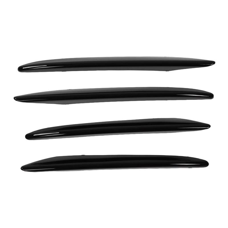 Frontstoßstange Canard Stoßstange Splitter Lippe Spoiler Ersatz für Benz E-Klasse W213 AMG Line 2016-2020 mit ABS-Material Schwarz von Horett