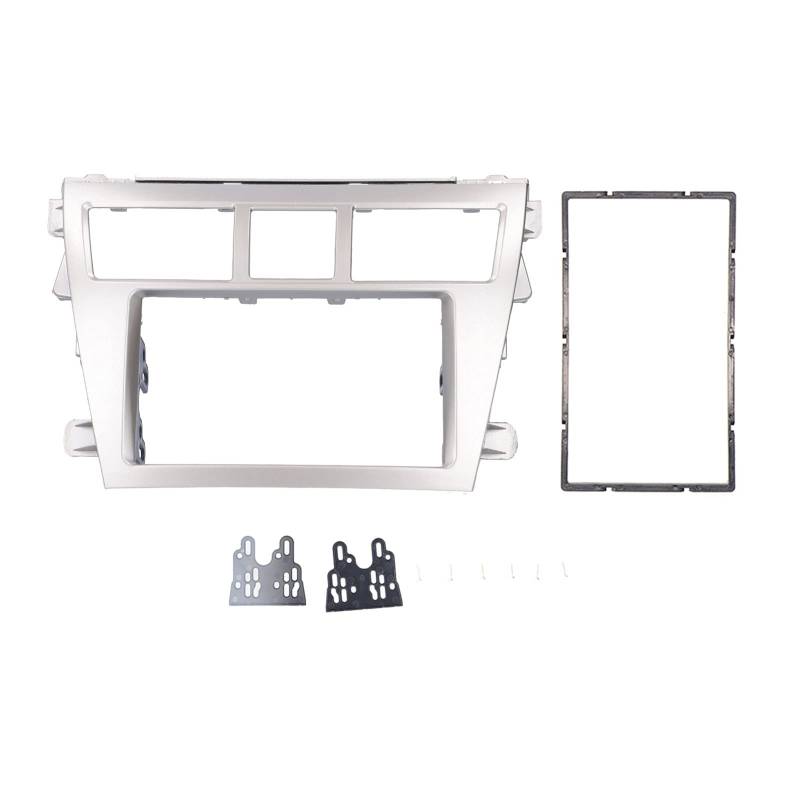 Stereo Blende Radioblende Auto Armaturenbrett Kit ABS Material für Vios 2007-2012 Belta 2005-2008 Sedan 2006-2012 von Horett