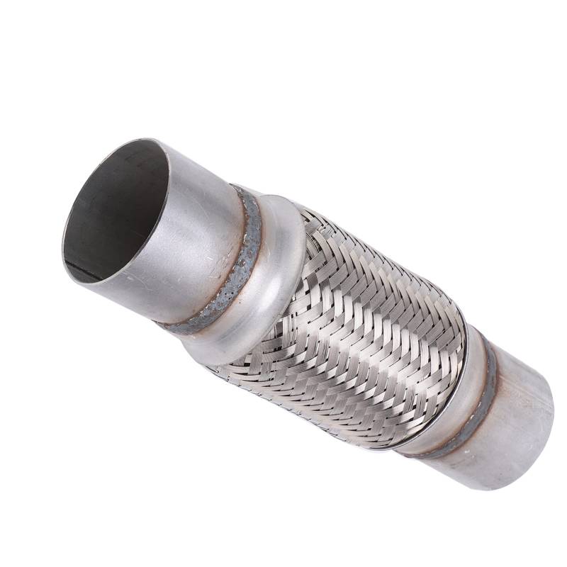 Horoper Exhaust Flex Pipe, 2,5 X 10 Zoll Auspuff-Flexrohr, Edelstahl Doppelgeflecht Auspuff Flex Rohr, Auspuff Flex Rohr für Heavy Duty Autos und Buses Pipes. von Horoper