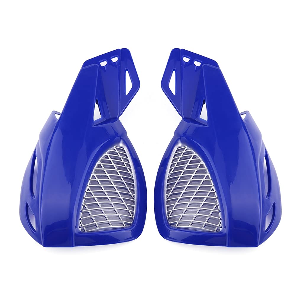 Horoper Pinselstangenhändwächter, Dirt Bike Hand Guards, Universal 7/8 Offroad-Fahrrad, Roller, ATV-Motorrad, Pinselstreifen, Handschutz, Weiß (Blau) von Horoper
