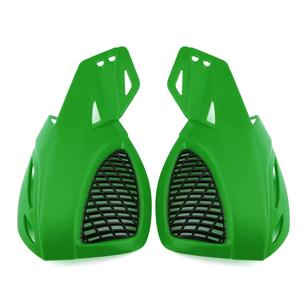 Horoper Pinselstangenhändwächter, Dirt Bike Hand Guards, Universal 7/8 Offroad-Fahrrad, Roller, ATV-Motorrad, Pinselstreifen, Handschutz, Weiß (Grün) von Horoper