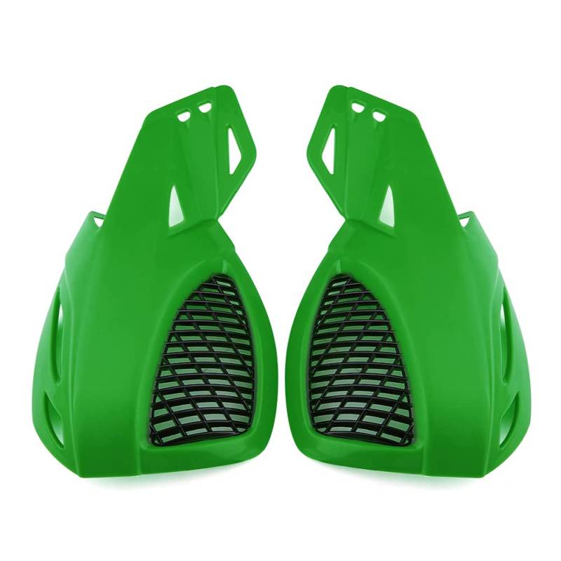 Horoper Pinselstangenhändwächter, Dirt Bike Hand Guards, Universal 7/8 Offroad-Fahrrad, Roller, ATV-Motorrad, Pinselstreifen, Handschutz, Weiß (Grün) von Horoper