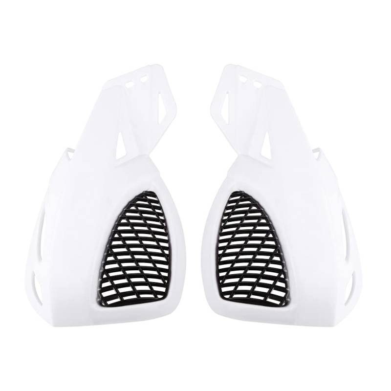 Horoper Pinselstangenhändwächter, Dirt Bike Hand Guards, Universal 7/8 Offroad-Fahrrad, Roller, ATV-Motorrad, Pinselstreifen, Handschutz, Weiß (Weiß) von Horoper
