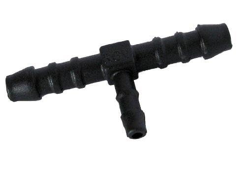 2 x Schlauchrohr, 3-Wege-T-Stück-Splitter, 4 mm auf 2 x 6 mm, Rohrverbinder, Luft, Kraftstoff, Wasser, 2 Stück von Hose Pipe / Tube Connectors