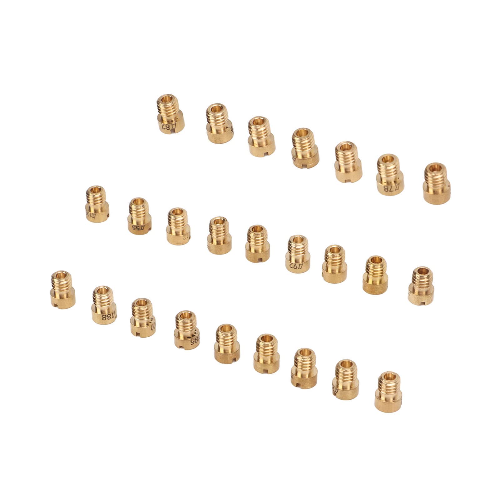Motorrad-Vergaser-Düsen-Kit, Vergaser-Hauptdüse 55 Bis 115 M5 Zubehör Professional Dellorto PHBG 21 PHBG 19.5 Motorrad-Vergaser-Düsen-Kit, Vergaser-Hauptdüse 55 Bis 115 M5 Zubehör Professional Dellorto PHBG 21 PHBG 19.5 von Hosi