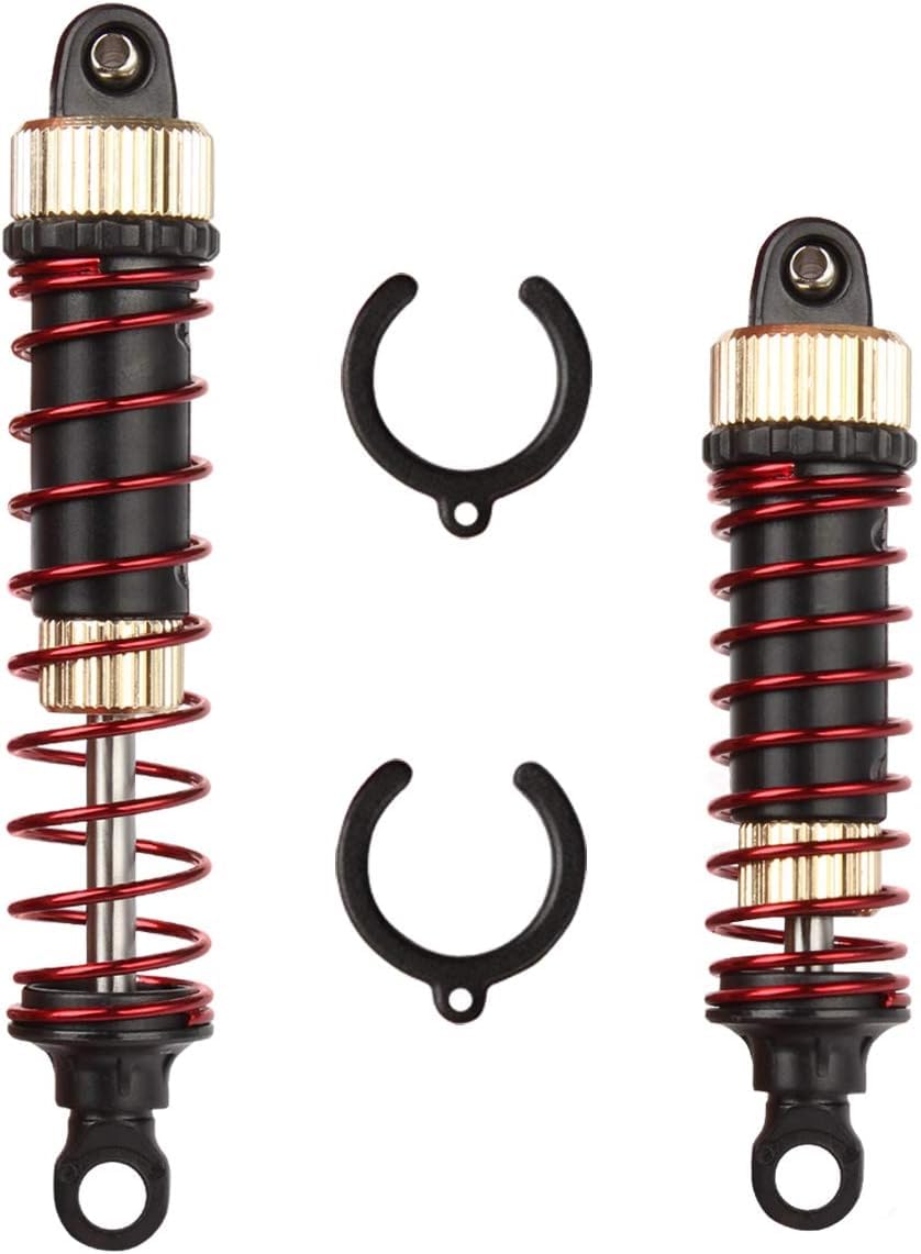 HOSIM vorderen RC -Stoßdämpfer vorne, 2 Packungen einstellbar montiertes Federdämpfer -Aufhängung Shock-2 Upgrade 25-ZJ03 für 9125 9155 9156 RC -LKWs von Hosim
