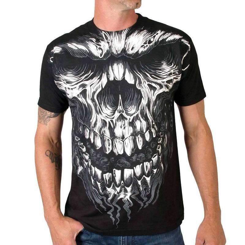 Hot Leathers Herren Motorrad Neuheit T-Shirts, Schwarz, Größe L US von Hot Leathers
