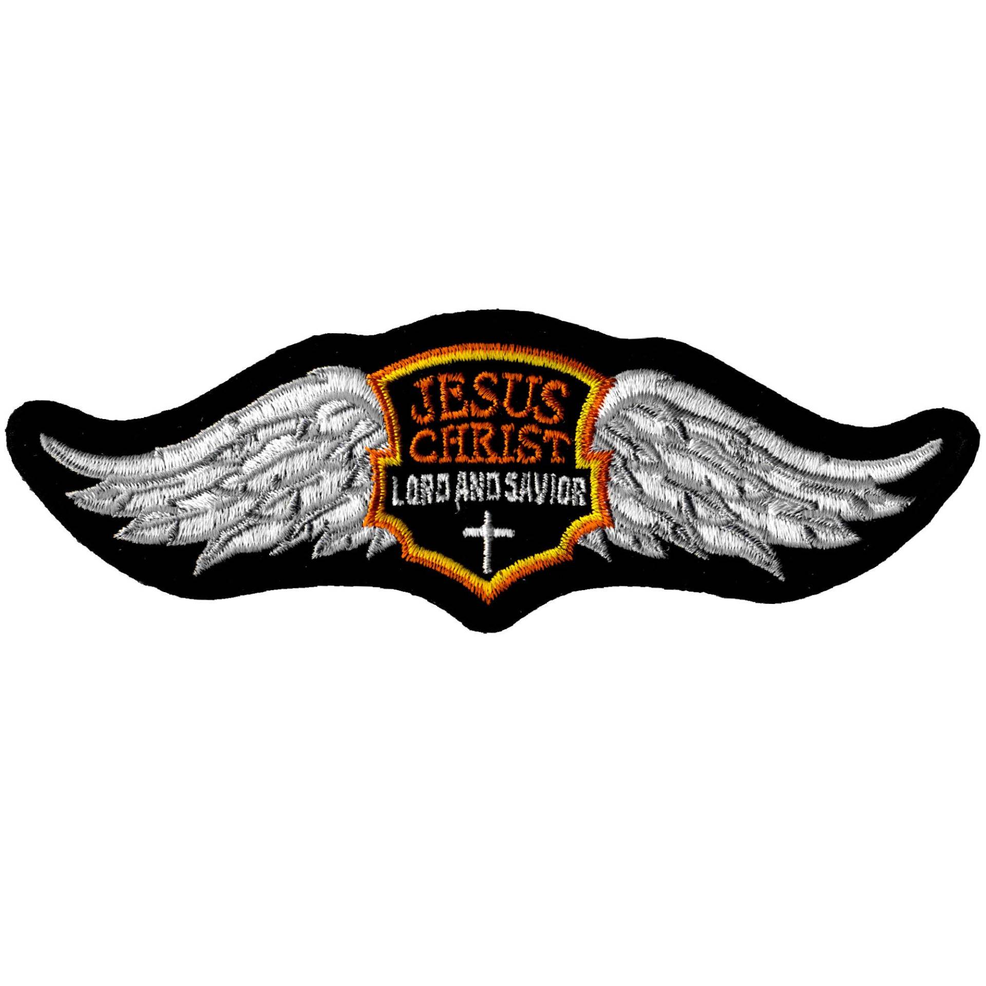 Hot Leathers Jesus Wings Patch (15,2 cm Breite x 5,1 cm Höhe) von Hot Leathers