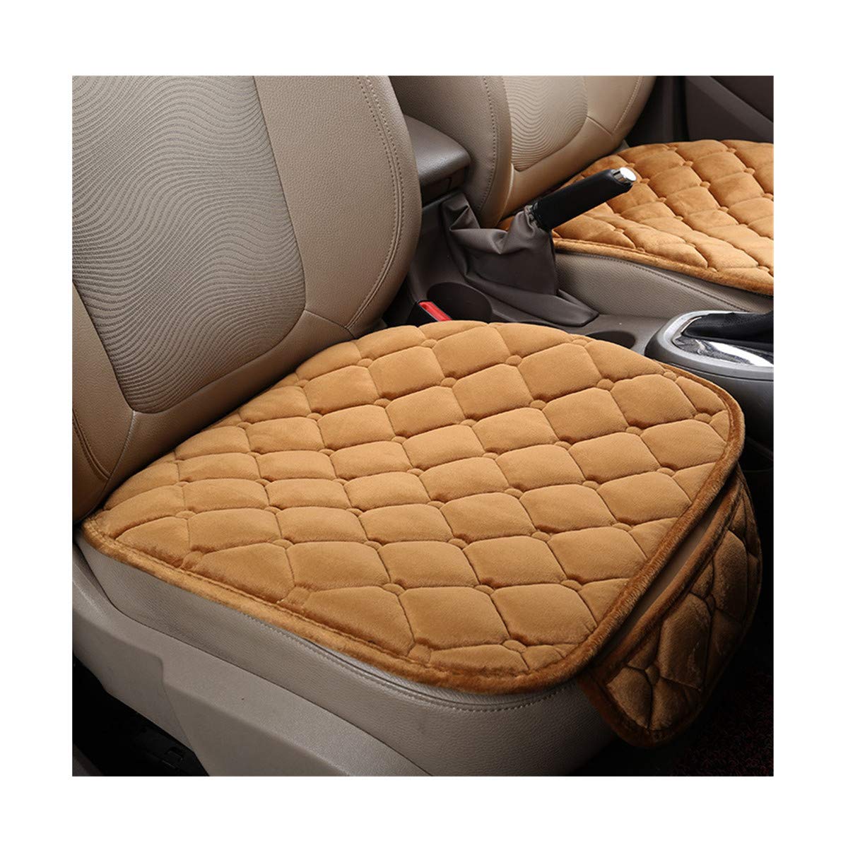 PU Leder Bambus Holzkohle Breathable Komfortable Auto Sitzauflagen Kissen Unterlage Matte Voll Abdeckung der Sitzkante für Auto Supplies,Single Sitz Ohne Rückenlehne, Khaki, Vordersitz * 1 Pic PU Leder Bambus Holzkohle Breathable Komfortable Auto Sitzauflagen Kissen Unterlage Matte Voll Abdeckung der Sitzkante für Auto Supplies,Single Sitz Ohne Rückenlehne, Khaki, Vordersitz * 1 Pic von HotYou