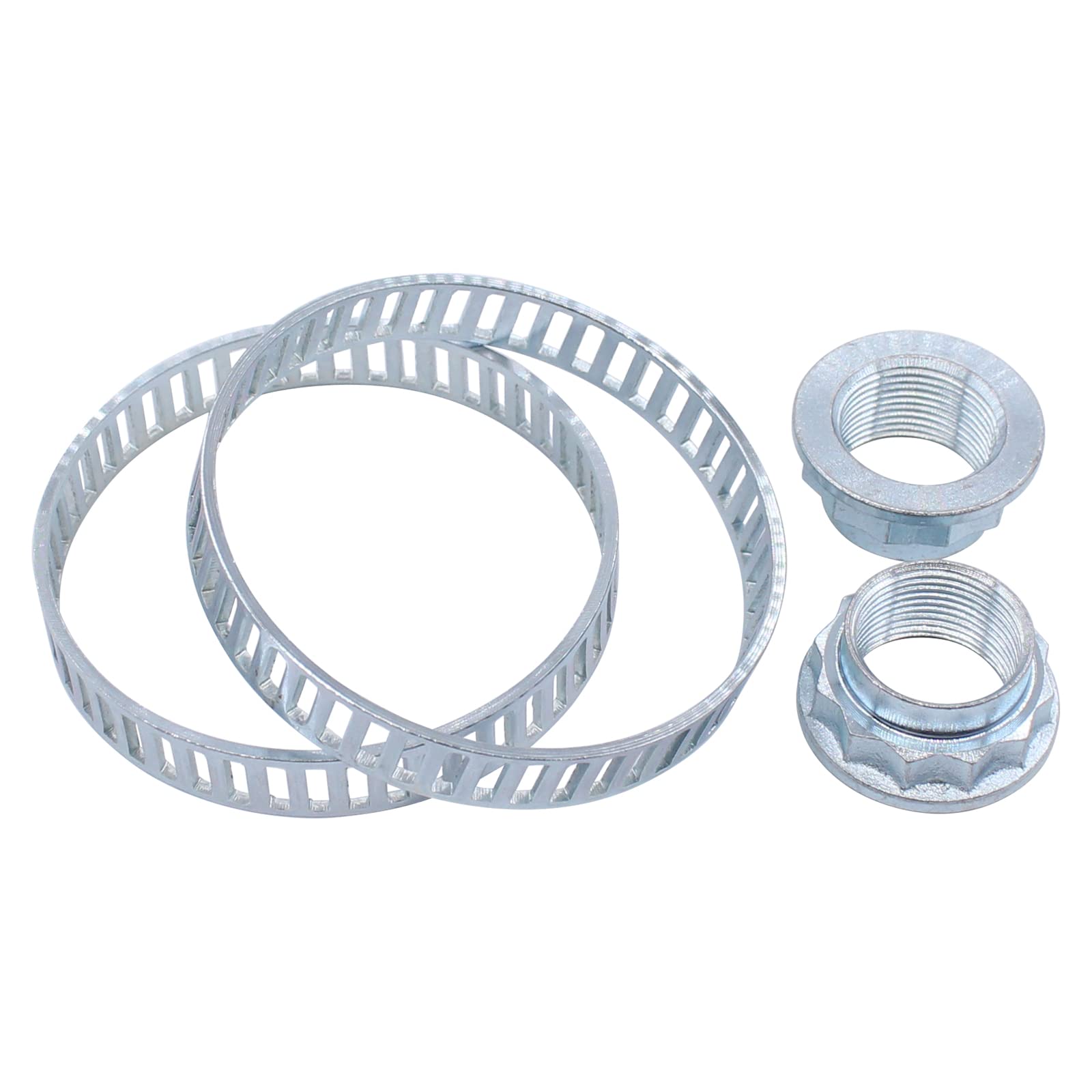 HouYeen 2 Satz Hintere ABS Ring und Antriebswelle Nabenmutter für B-MW 1 3 5 Z4 Serie E34 E36 E46 E81 E82 E85 E86 E87 E88 E90 E91 E92 F30 F31 von HouYeen