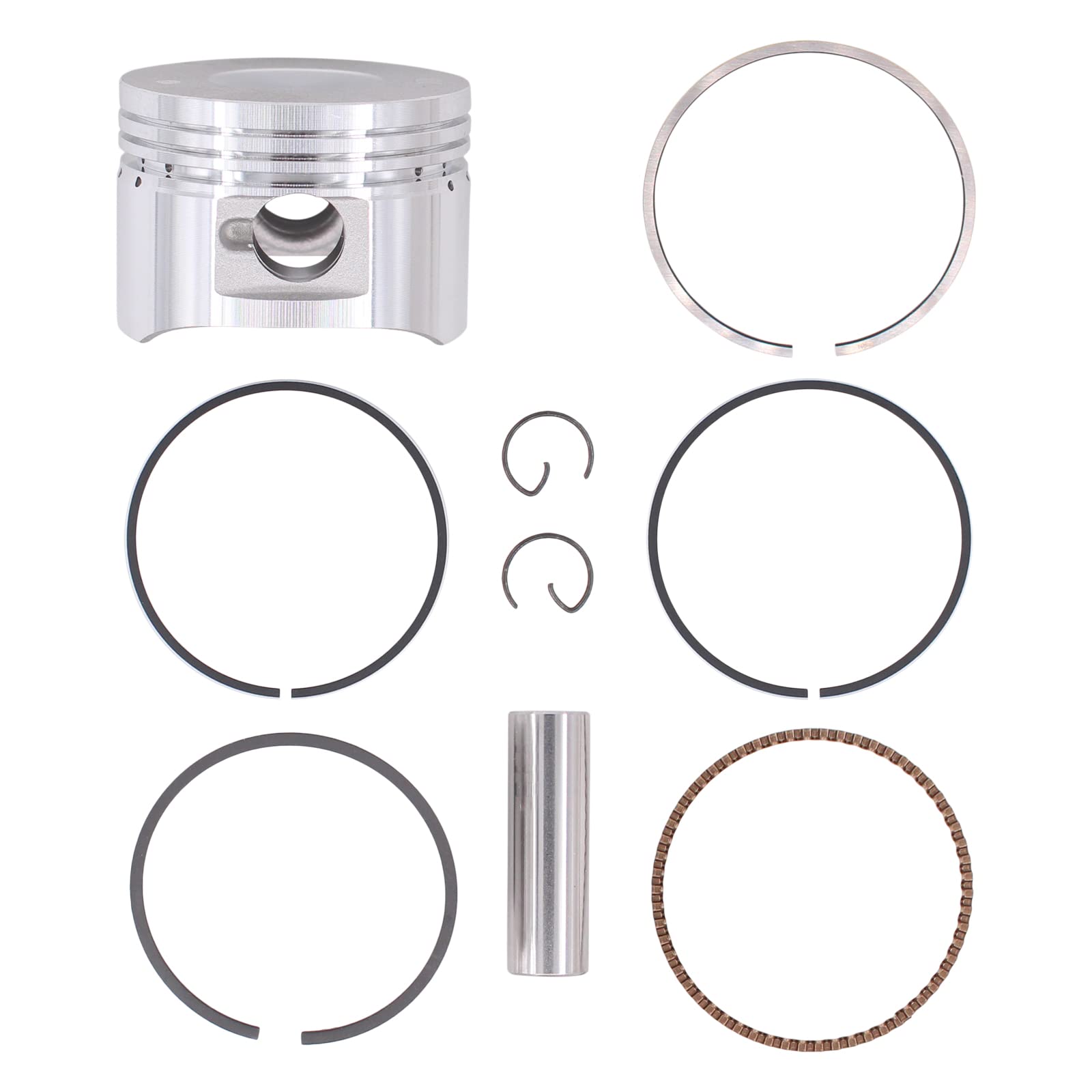 HouYeen 52,4 mm Kolbenring-Set Ersatz für 4-Takt 110 cc 125 cc Motor Pit Dirt Bike Cool Run Performance HouYeen 52,4 mm Kolbenring-Set Ersatz für 4-Takt 110 cc 125 cc Motor Pit Dirt Bike Cool Run Performance von HouYeen