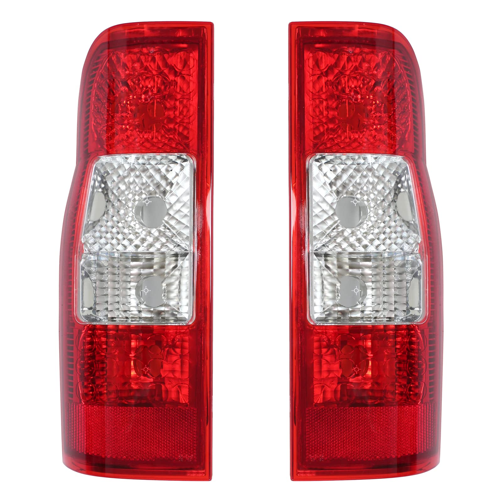 HouYeen Rücklicht Lampen Objektivdeckel für Ford Transit MK7 2006-2013 linke und rechte Seite Paar von HouYeen