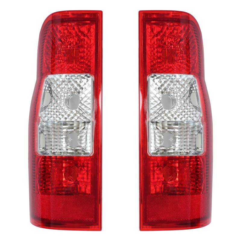 HouYeen Rücklicht Lampen Objektivdeckel für Ford Transit MK7 2006-2013 linke und rechte Seite Paar von HouYeen