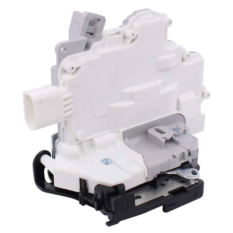 HouYeen Türschloss-Stellmechanik hinten links für Audi A4 B8 A5 Q3 Q5 Q7 TT Touareg 8K0839015, Edelstahl, Weiß, Schwarz von HouYeen