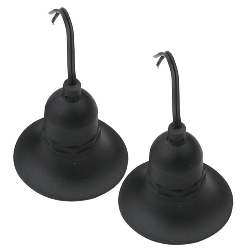 Housoutil 2st Wasserdichter Lampenhalter Led Multi Kneipenglocke Die Glühbirne Empfänger Wiederaufladbare Glühbirnen Lampenfassung Glühbirnenfassung Metall Black von Housoutil