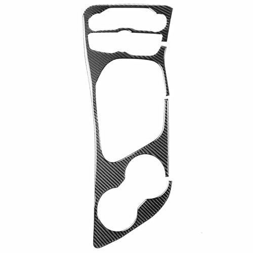 Howay Carbon Fiber Centrl Console Gear Shift Frame Trim for Dodge Challenger 2015-2020 Center Console Gear Shift Panel Frame Trim Sticker Accessories von Howay