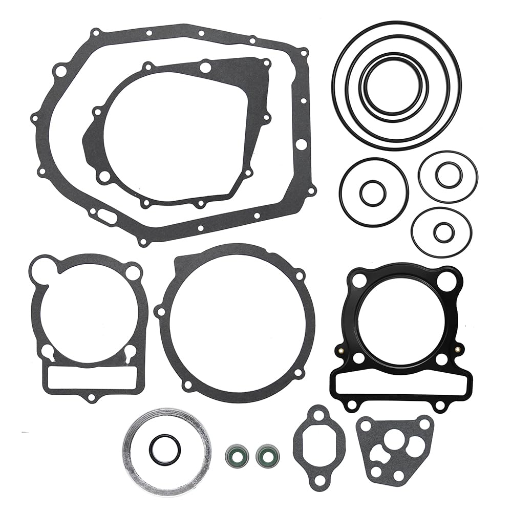 Hoypeyfiy Komplettes Dichtungssatz für oben und unten, Ersatz für Yamaha Warrior Raptor Big Bear 350 Hoypeyfiy Komplettes Dichtungssatz für oben und unten, Ersatz für Yamaha Warrior Raptor Big Bear 350 von Hoypeyfiy