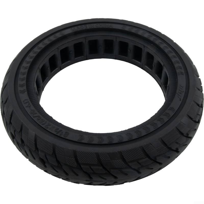 8,5 Zoll 8 1/2x2 Offroad Tubeless Reifen 50/75-6,1 Ersatz Reifen Fürx-iao*MiM365 Scooter Elektroroller Zubehör Rutschfeste Dicke Reifen Ersatzräder (Black) von HpLive