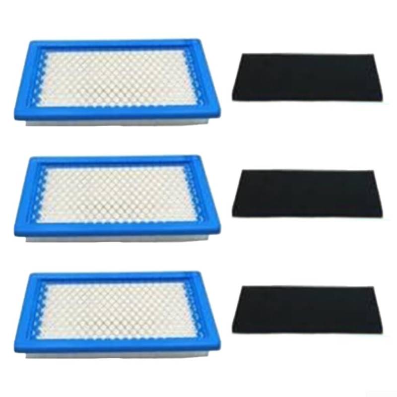 HpLive 3 Stück Luftfilter Set für Kawasaki FH381V FH430V X300 X300R, 11013-7017 Luftfilter mit Vorfilter, Ersatz für Ariens 03748502 2153800 5101655X4 21538000 531308157 von HpLive