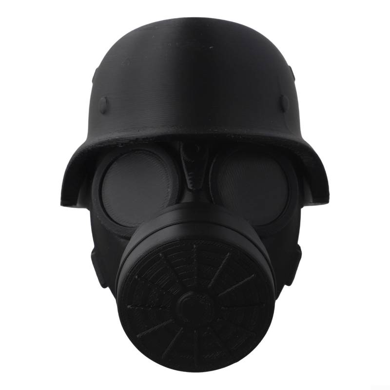 HpLive Anhängerkupplung Abdeckkappe Schutzkappe mit Helm Design und Visier Universell für Standard Anhängerkupplungen(Schwarz) von HpLive
