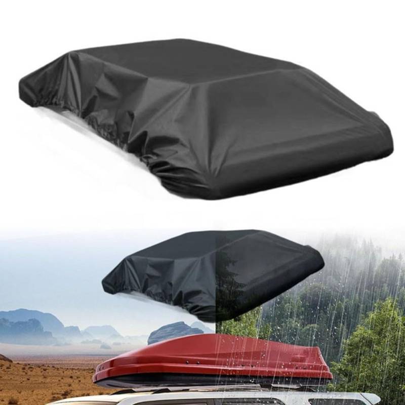 HpLive Schutzhülle für Dachbox，Autogepäckträger-Abdeckung Silberbeschichtet 210D Wasserdicht Staubdicht 4 Größen(230 * 145cm) von HpLive
