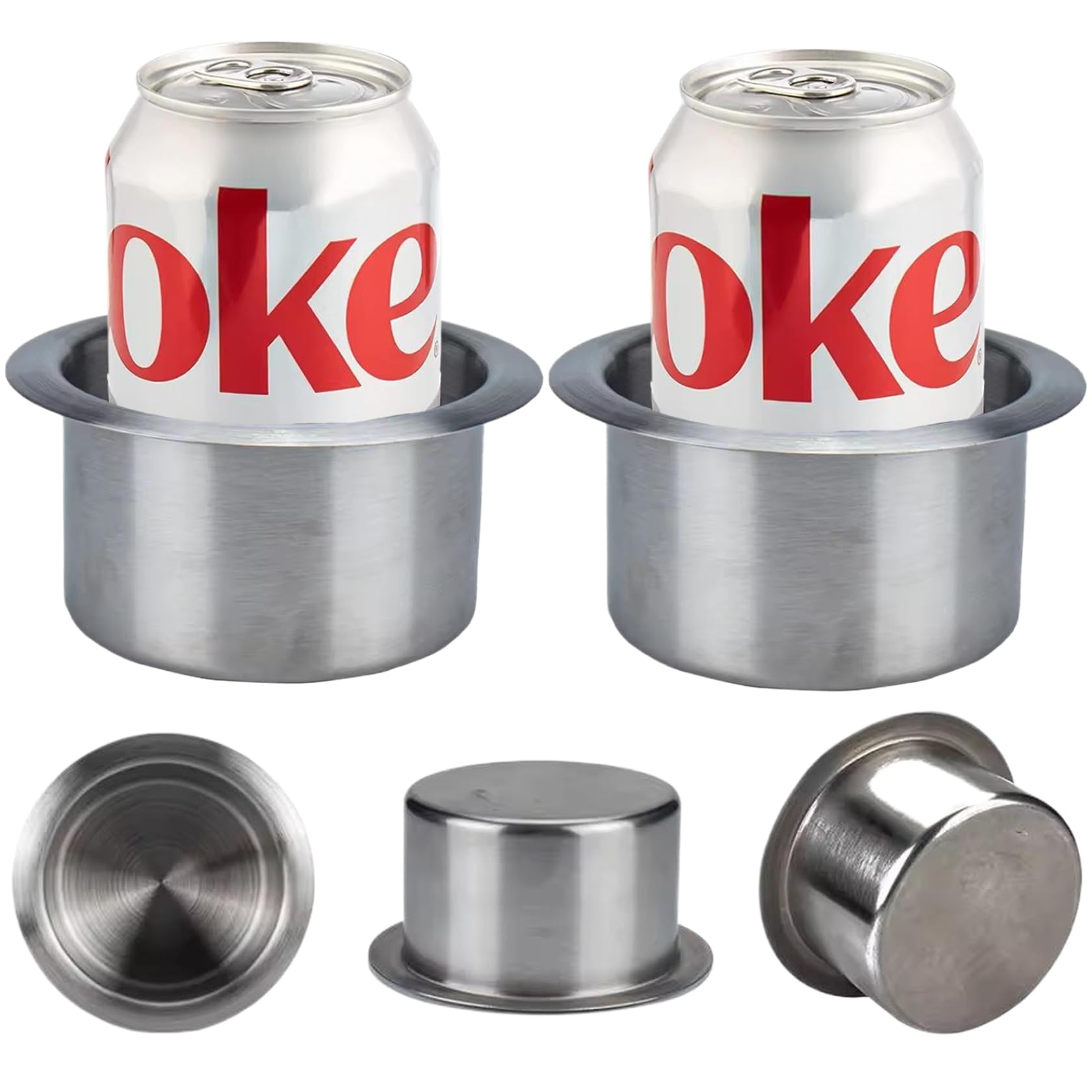 2pcs Car Cup Halter Einsatz, Edelstahl -Becher -Halter Einsatz stabiler, wiederverwendbarer Metallbecherhalter für Casino -Poker -Tische, Arbeitsschalter, Boote, Wohnmobile, Edelstahlbecher -Becher 2pcs Car Cup Halter Einsatz, Edelstahl -Becher -Halter Einsatz stabiler, wiederverwendbarer Metallbecherhalter für Casino -Poker -Tische, Arbeitsschalter, Boote, Wohnmobile, Edelstahlbecher -Becher von Hperu