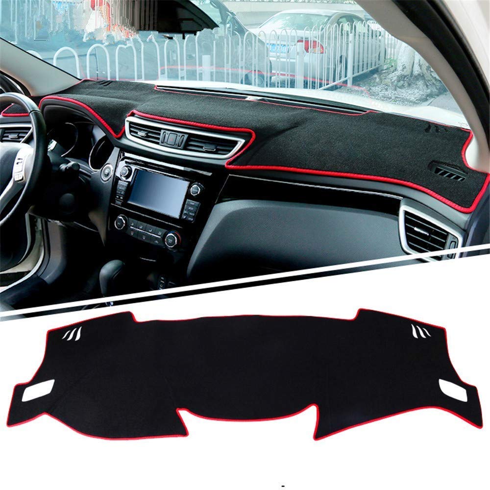 HpyAlwys Auto Armaturenbrett Matten Teppich Schutz Pads Innen auf Auto Zubehör - Polyester - Schwarz - Nissan Qashqai 2016-2018 LHD HpyAlwys Auto Armaturenbrett Matten Teppich Schutz Pads Innen auf Auto Zubehör - Polyester - Schwarz - Nissan Qashqai 2016-2018 LHD von HpyAlwys