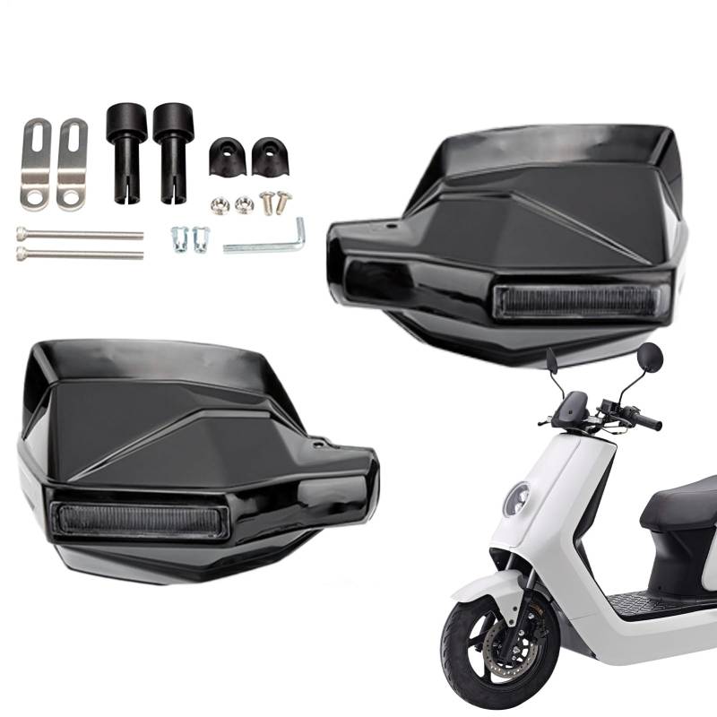 Hqunjikp Dirt Bike Handschützer | Motorrad-Handwindschutz | Modifikation Lenkerschutz Wasserdicht Wetterbeständig für Road Trips ATV Highway Cruising von Hqunjikp