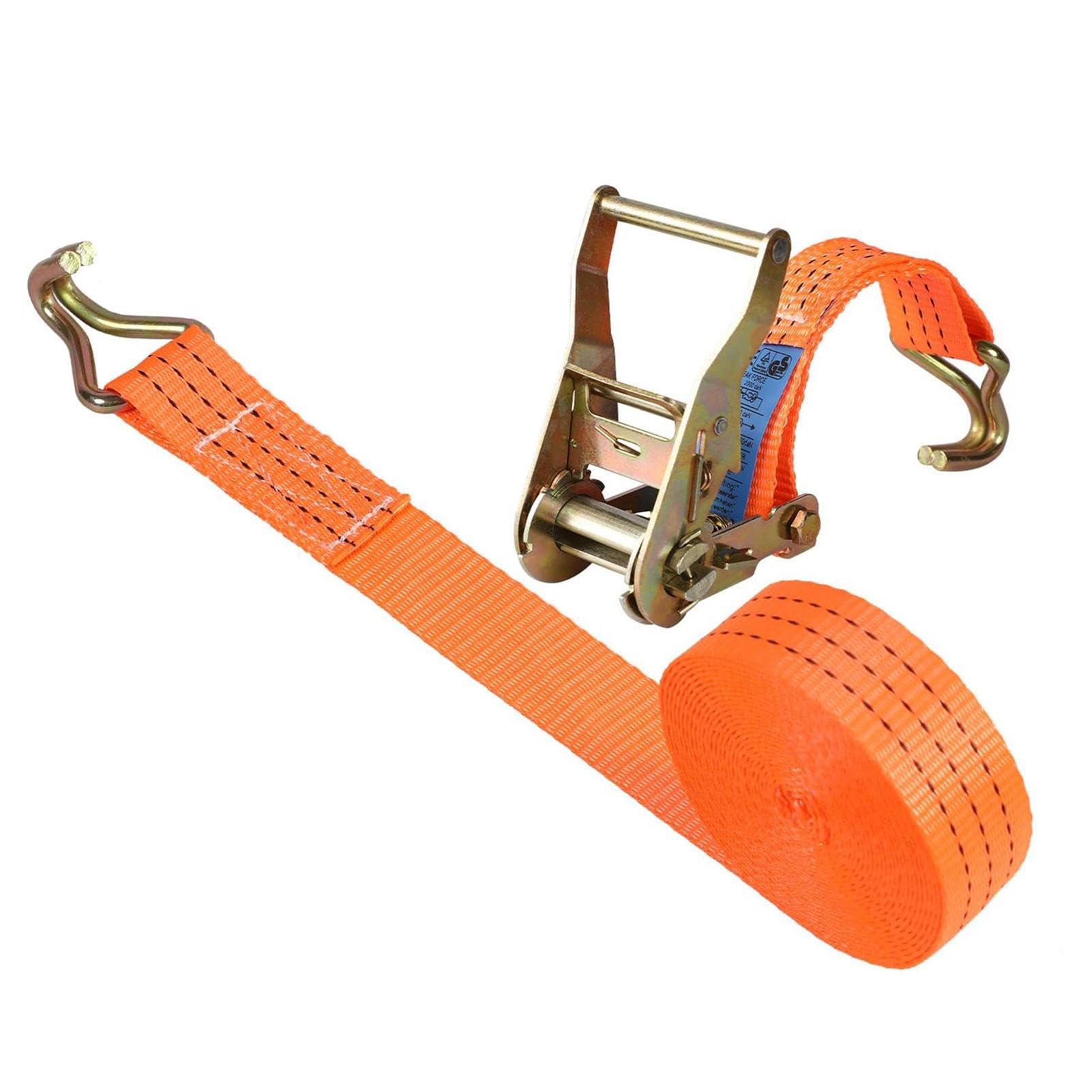 Hqunjikp Spanngurte, Ratsche, Ladungsgurte mit J-Haken, verstellbarer Spanngurt mit Gurtspanner für Van, Anhänger, Ladung, Motorrad, Ladungssicherung Hqunjikp Spanngurte, Ratsche, Ladungsgurte mit J-Haken, verstellbarer Spanngurt mit Gurtspanner für Van, Anhänger, Ladung, Motorrad, Ladungssicherung von Hqunjikp