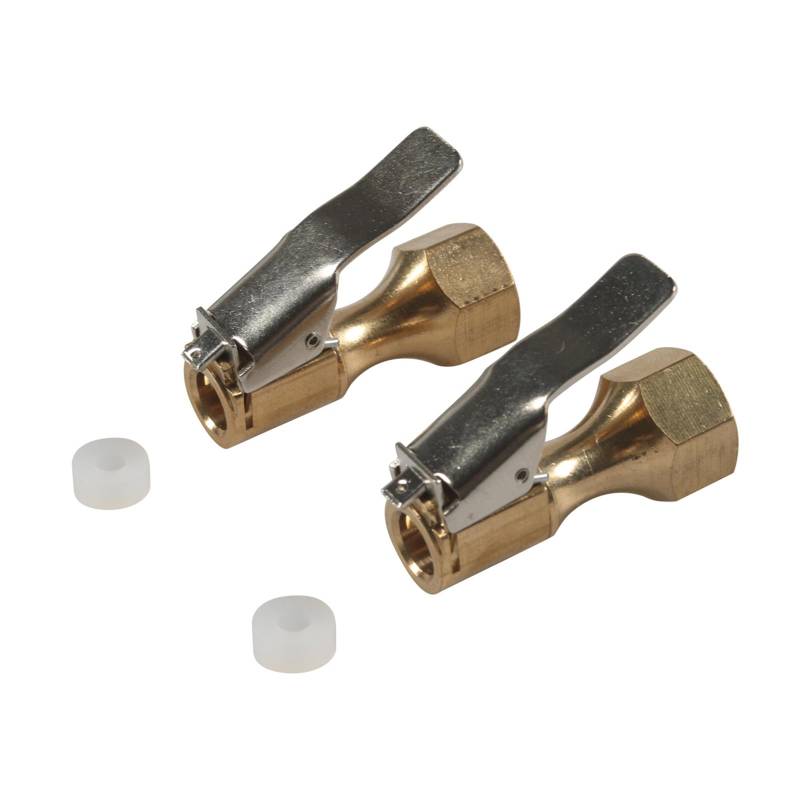 Hrtyvhin Autoreifen Luftfutter Inflator Pumpen Ventile Anschluss Clip On Adapter Auto Messing 1/4 Reifen Radventile für aufblasbare Pumpen von Hrtyvhin