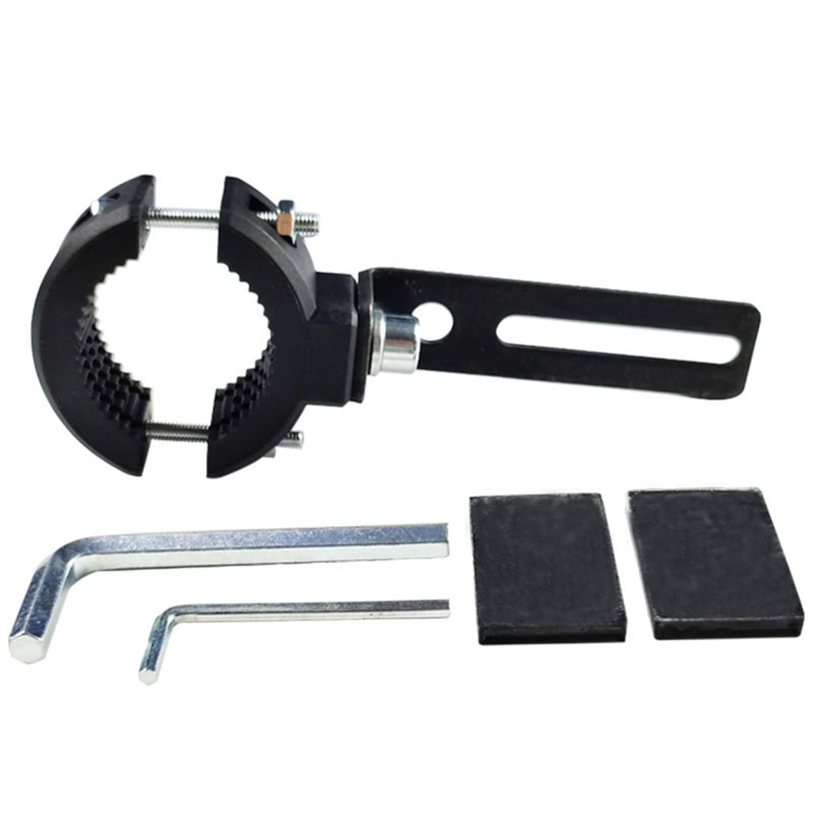 Hrtyvhin Motorrad-Stoßstangenklemme, Halterung, Nebelscheinwerfer, Halterung, 22–37 mm, Anpassung, Montagehalterung Hrtyvhin Motorrad-Stoßstangenklemme, Halterung, Nebelscheinwerfer, Halterung, 22–37 mm, Anpassung, Montagehalterung von Hrtyvhin