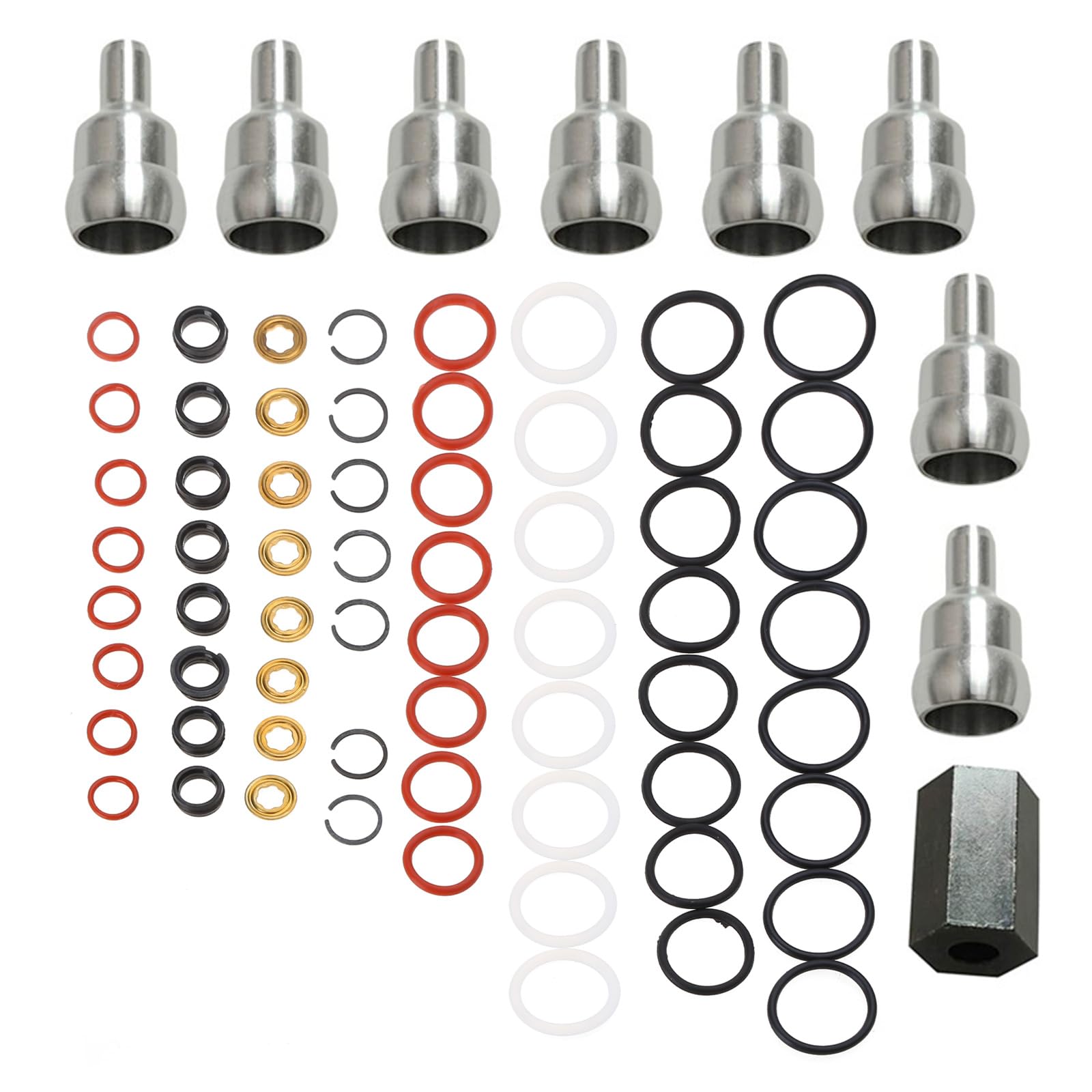 Hrtyvhin Schnelle und einfache Ölleck-Reparaturlösung, präzise Ölleckerkennung und Reparatur-Set, passend für 6,0 l Powerstroke von Hrtyvhin