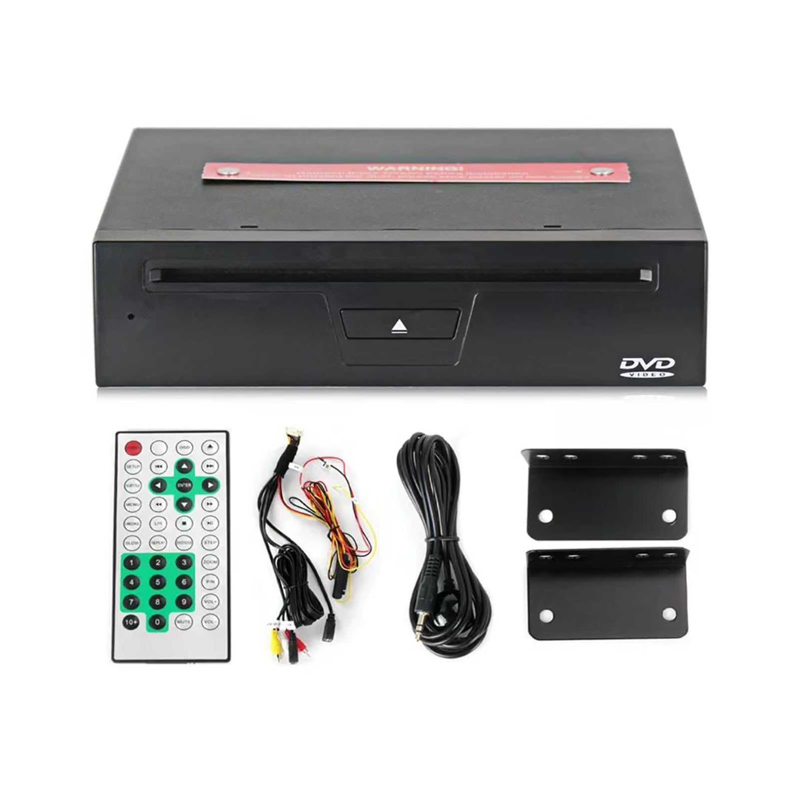 Hrtyvhin Verbesserter externer Player, 12 V Eingang, Auto-Player mit Fernbedienung, Fahrzeugunterhaltung für Autoradio Hrtyvhin Verbesserter externer Player, 12 V Eingang, Auto-Player mit Fernbedienung, Fahrzeugunterhaltung für Autoradio von Hrtyvhin