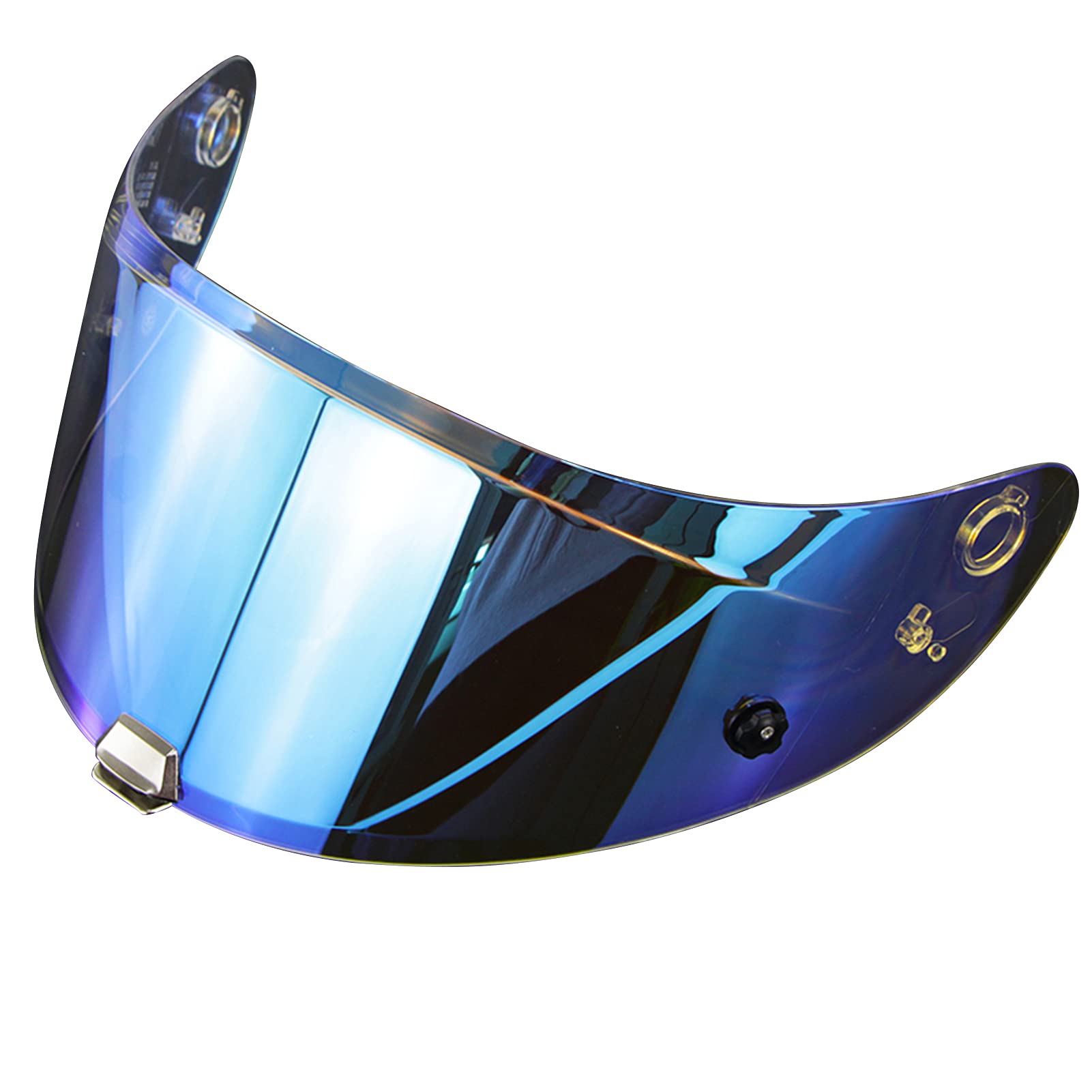 HshDUti Helmvisierlinse UV-Schutz Nachtsicht Sicher Integralhelm Visiere Linse Helm Gesichtsschutz Helm Shield für HJ-26 RPHA11 RPHA70 Transparent Blau von HshDUti