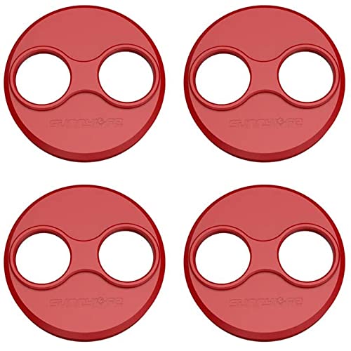 Hsthe Sea 4 Stück Aluminium Motorschutzkappe Motorschutz Motorschutz Motorschutzkappe für DJI Mavic Mini/Mini SE Drohnenzubehör, Staubdicht, Wasserdicht, Kratzfestes Schutzgehäuse (Rot) von Hsthe Sea