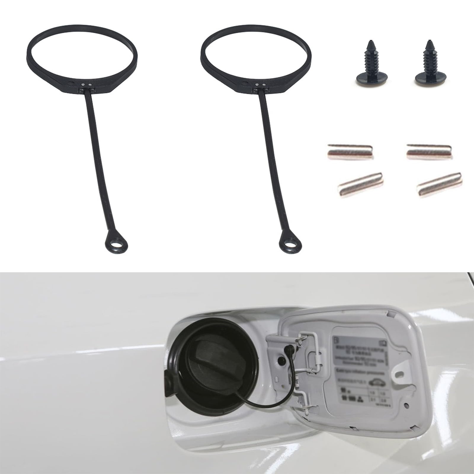 2 Stück Auto Tankdeckel Gummiband, mit Stift und Schnalle, Auto Kraftstofftankdecke Linie, Tankdeckel Halteband Tankdeckel Gummiband, Kraftstoffdeckel Gummi Kabel Draht Kompatibel 2 Stück Auto Tankdeckel Gummiband, mit Stift und Schnalle, Auto Kraftstofftankdecke Linie, Tankdeckel Halteband Tankdeckel Gummiband, Kraftstoffdeckel Gummi Kabel Draht Kompatibel von Hsupez