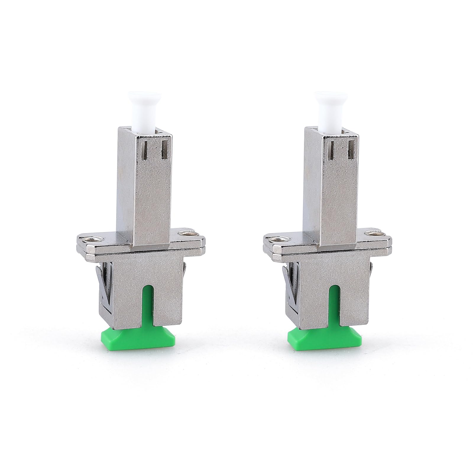 2 Stück Glasfaser Adapter, SC/APC Buchse auf LC/APC Stecker Singlemode, Lc auf SC Adapter, für dauerhafte und schnelle Glasfaserkopplung 2 Stück Glasfaser Adapter, SC/APC Buchse auf LC/APC Stecker Singlemode, Lc auf SC Adapter, für dauerhafte und schnelle Glasfaserkopplung von Hsupez