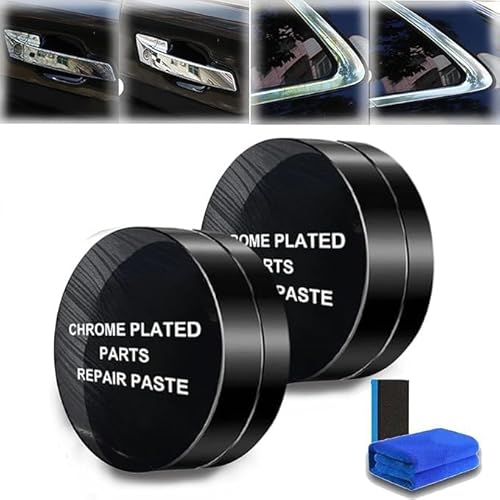 2pcs Multipurpose Chrome Plated Parts Repair Paste for Car, Chrome Plated Parts Repair Paste, Car Scratch Removal Polishing Wax, Car Door Handle Window Chrome Strip Repair 2pcs Multipurpose Chrome Plated Parts Repair Paste for Car, Chrome Plated Parts Repair Paste, Car Scratch Removal Polishing Wax, Car Door Handle Window Chrome Strip Repair von Hualabo