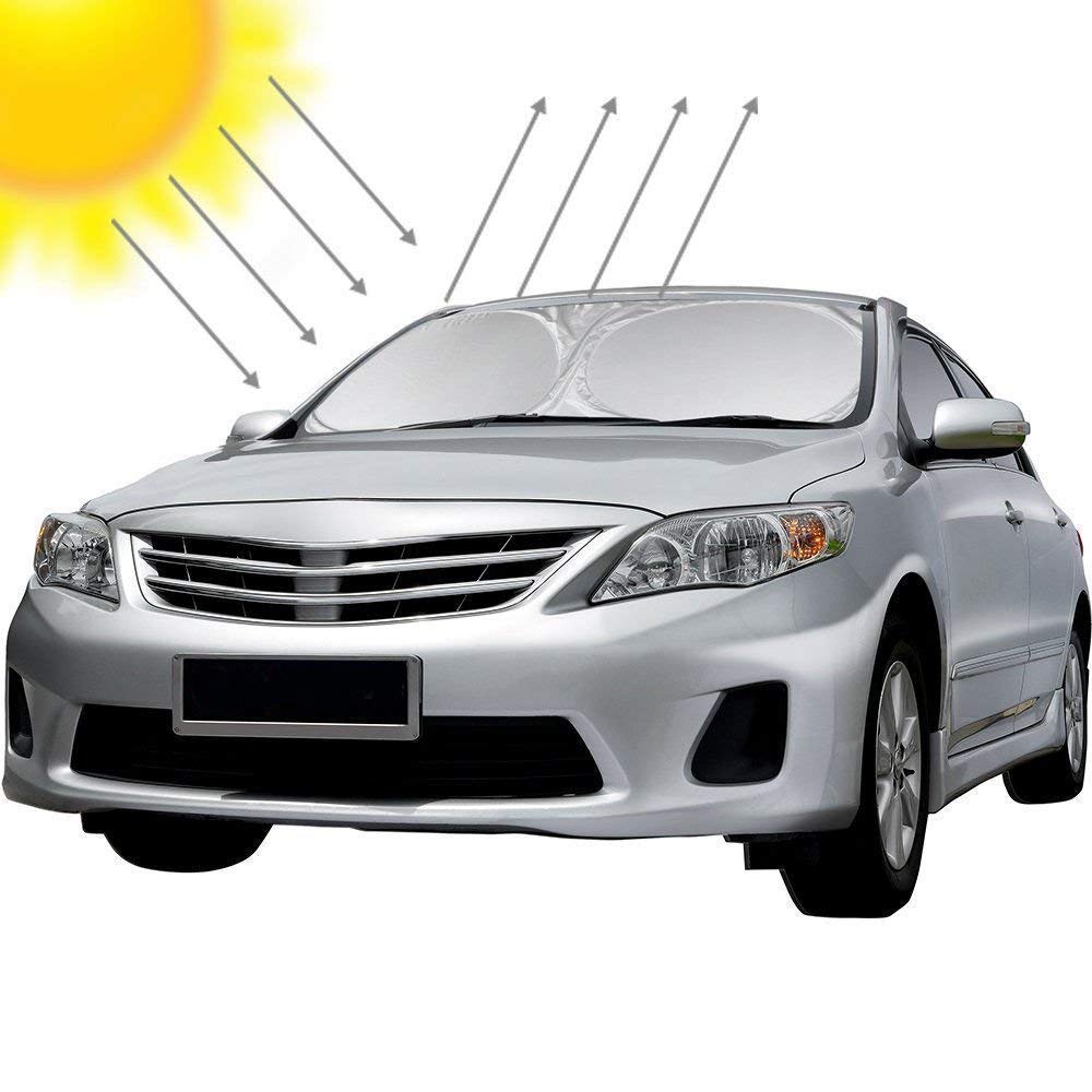 Sonnenschutz für Windschutzscheibe, Sonnenschutz für Auto, Universal-Vorderseite, 160 x 86 cm … von Hualans