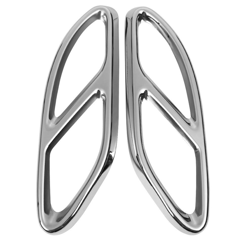 Auspuffblende Abdeckung, 2pcs Auto Auspuffblende Abdeckung Trim,Auspuffendrohrabdeckung kompatibel mit CLA C118 W118 2019-2020 Auspuffblende Abdeckung, 2pcs Auto Auspuffblende Abdeckung Trim,Auspuffendrohrabdeckung kompatibel mit CLA C118 W118 2019-2020 von Huamengyuan